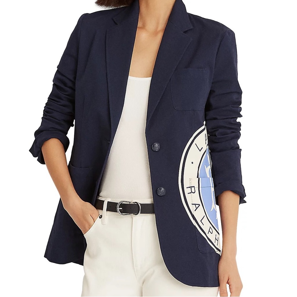 Ralph Lauren womens Navy Blazer size 0